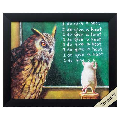 11" X 9" Black Frame Class Clown