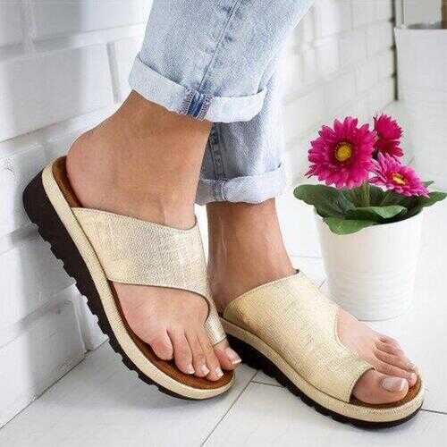 Womens Sandals, Comfy Soft Heel Slip-On Shoes