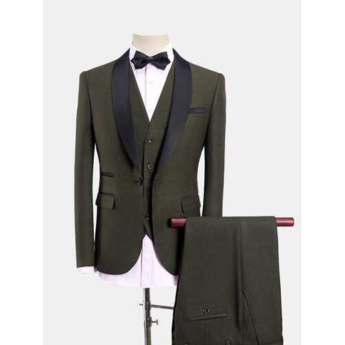 Mens Comfy Brief Stitching Solid Color Design Blazer